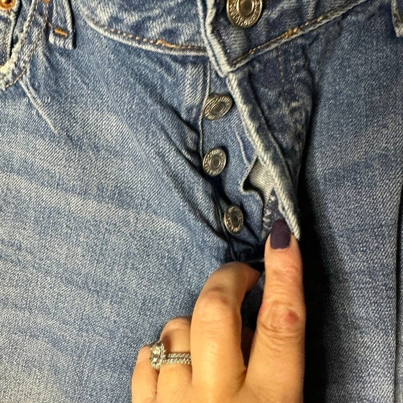 𝅺abercrombie & Fitch Ames Low Rise Slim Boyfriend Size 28 - Picture 4 of 7